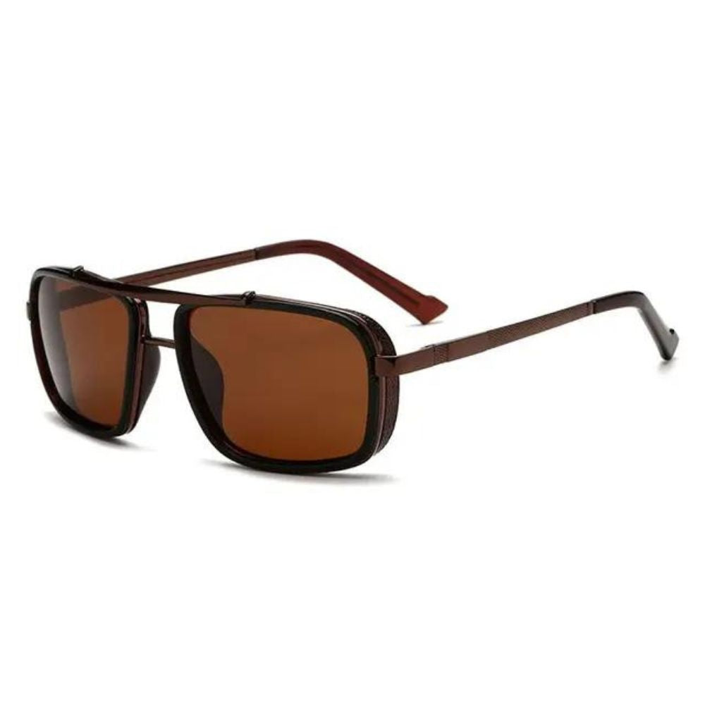 Óculos de Sol Masculino Aviator Square Punk