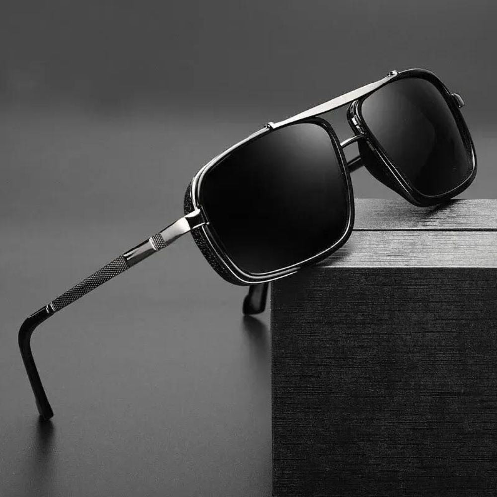Óculos de Sol Masculino Aviator Square Punk