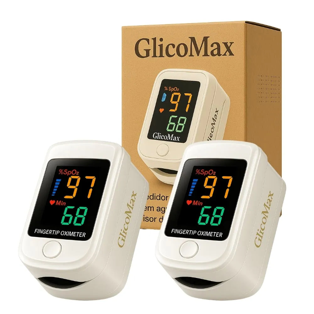 GlicoMax
Oximetro de dedo
oximetro