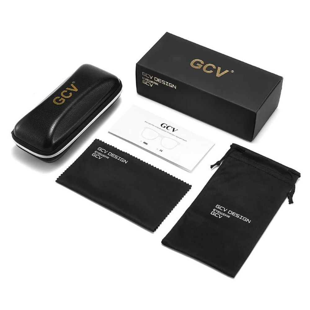 Óculos Unissex Armação Redonda Moderna GCV | Moda For Men