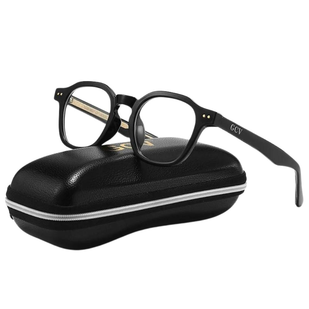 Óculos Unissex Armação Redonda Moderna GCV | Moda For Men